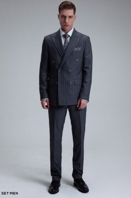 کت و شلوار مردانه دیپلمات شش دکمه