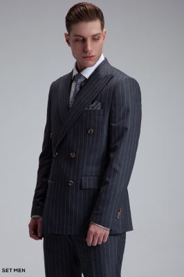 کت و شلوار مردانه دیپلمات شش دکمه