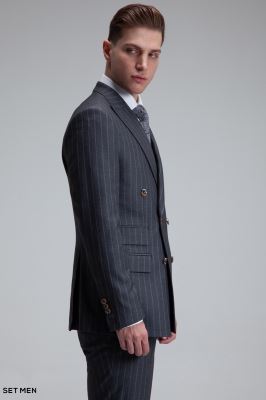 کت و شلوار مردانه دیپلمات شش دکمه