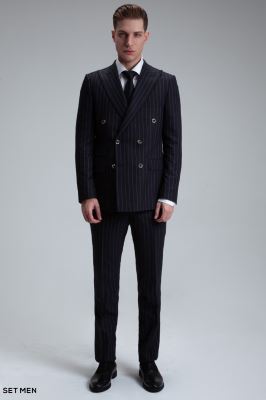 کت و شلوار مردانه دیپلمات شش دکمه