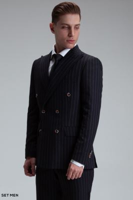 کت و شلوار مردانه دیپلمات شش دکمه