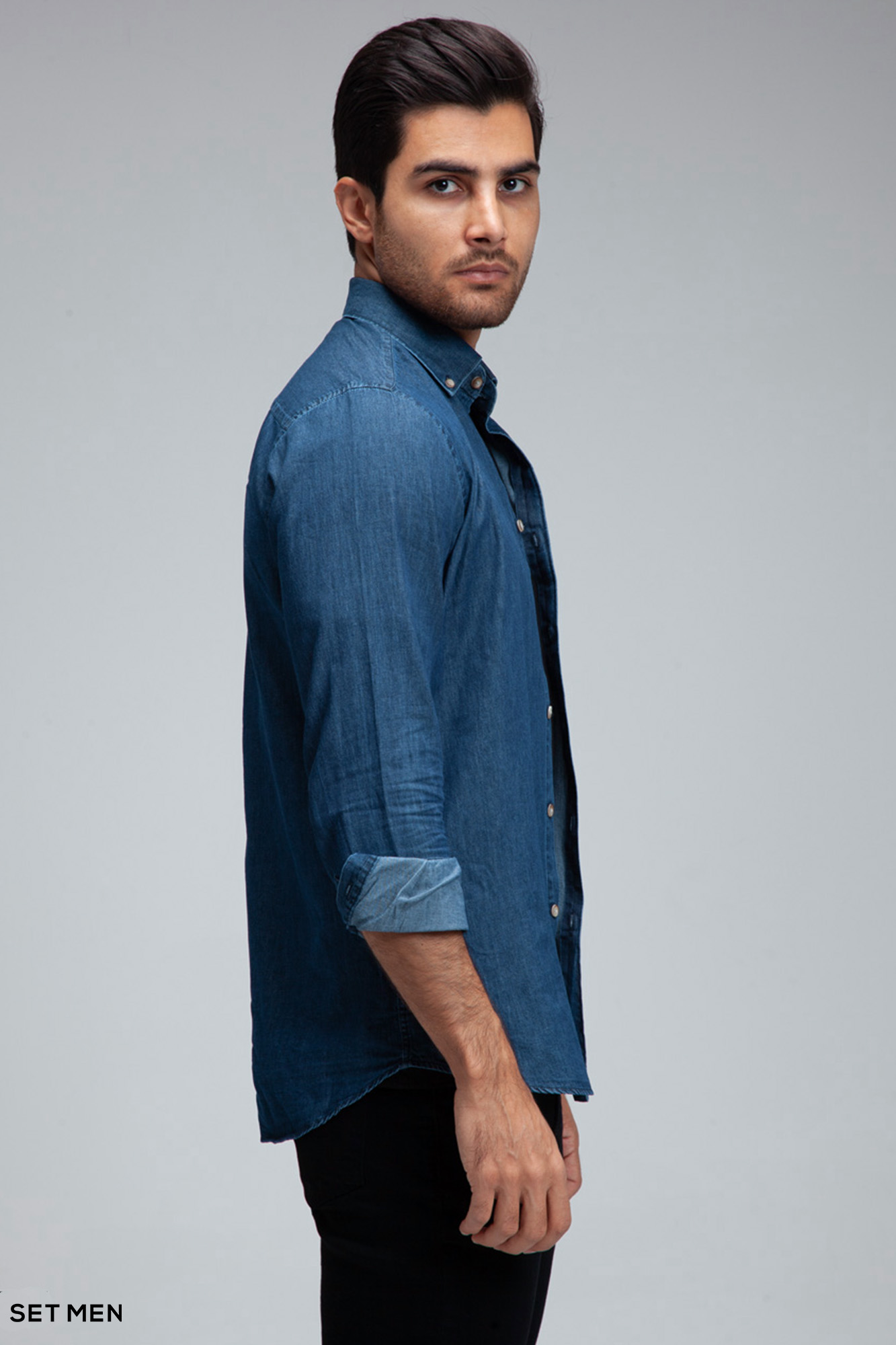 پیراهن جین نازک کلاسیک