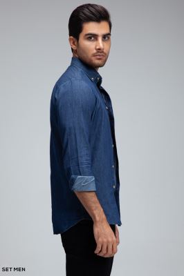 پیراهن جین نازک کلاسیک