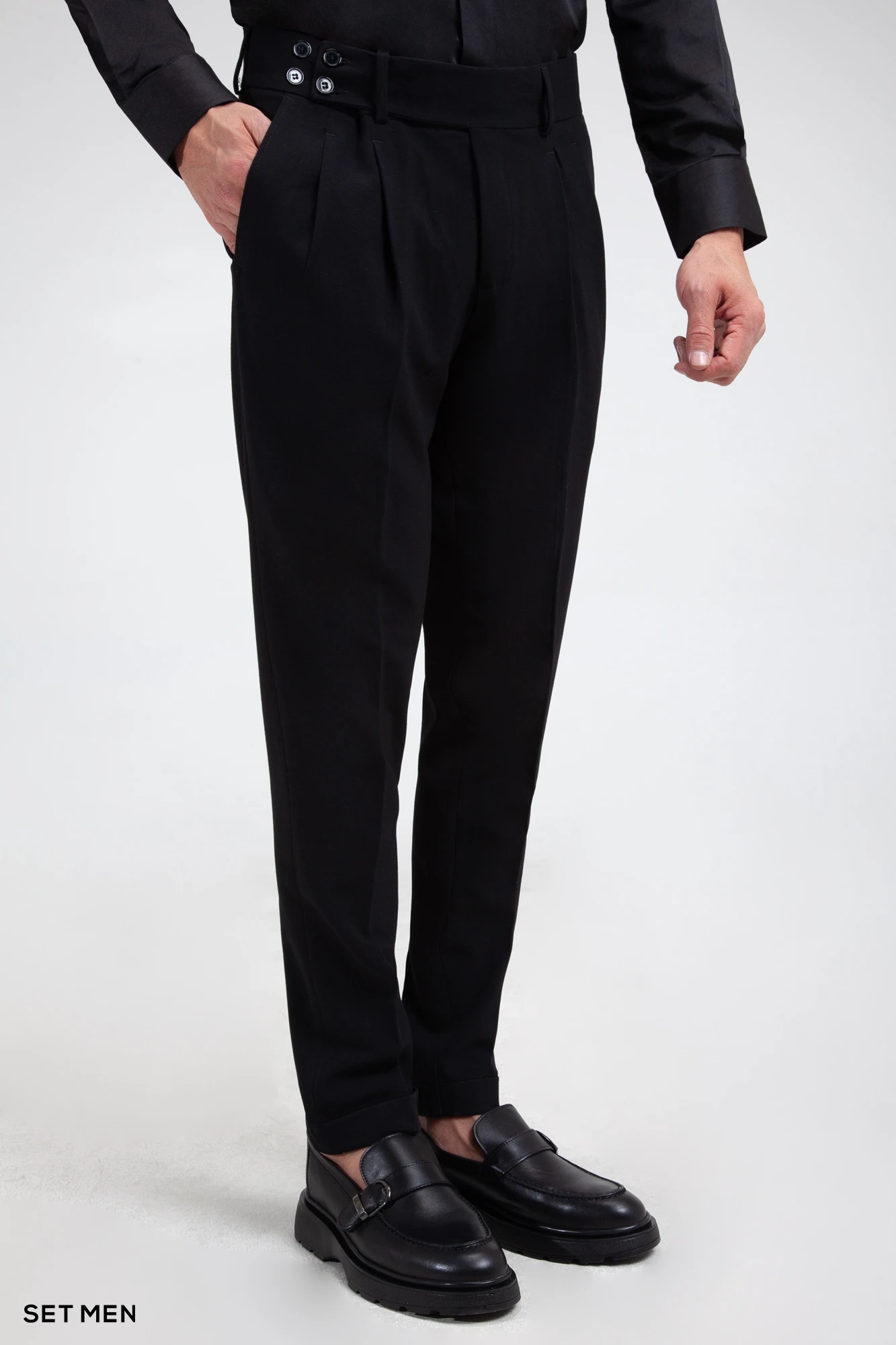 شلوار پارچه ای مردانه پیل دار