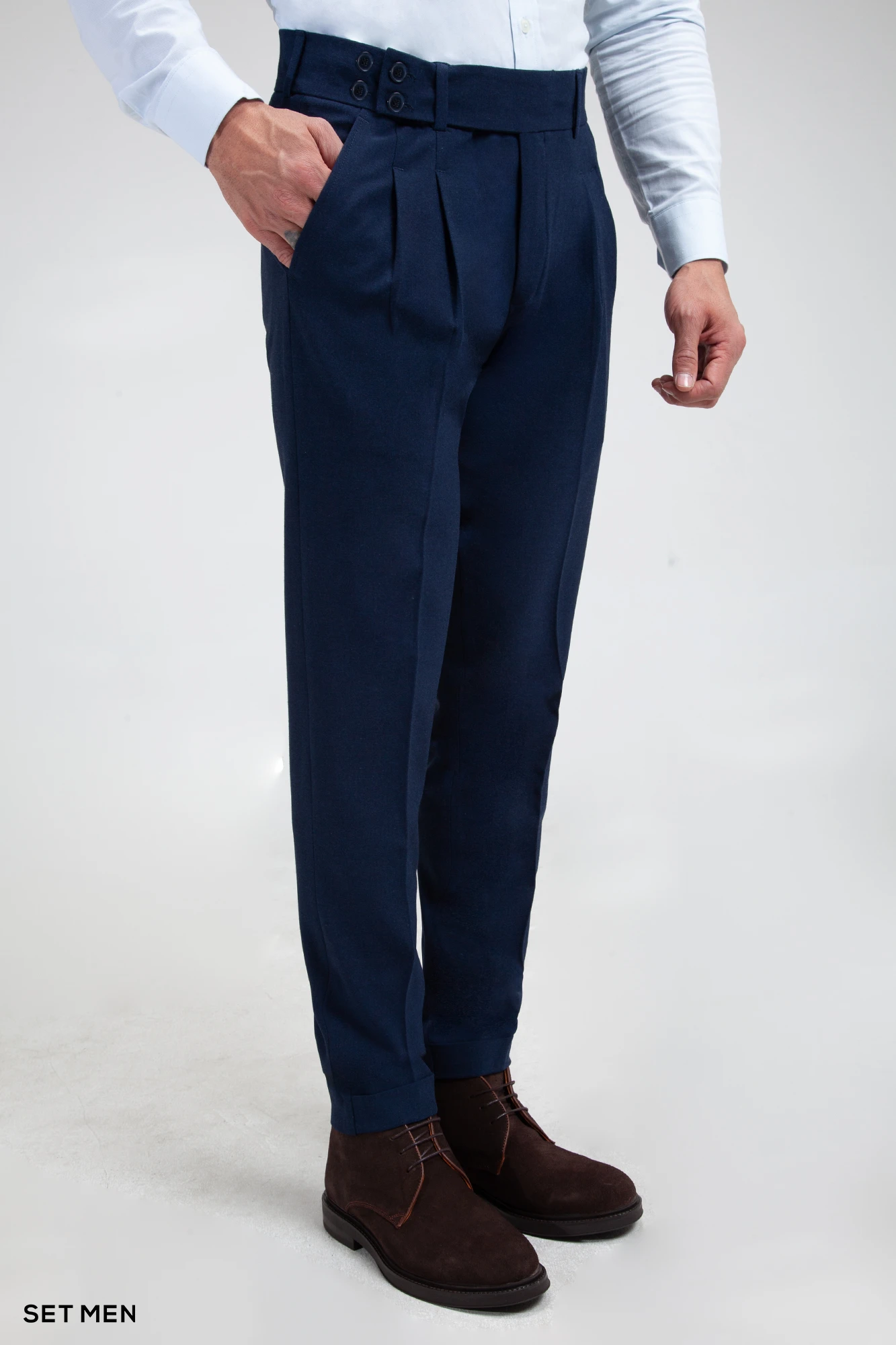 شلوار پارچه ای مردانه پیل دار