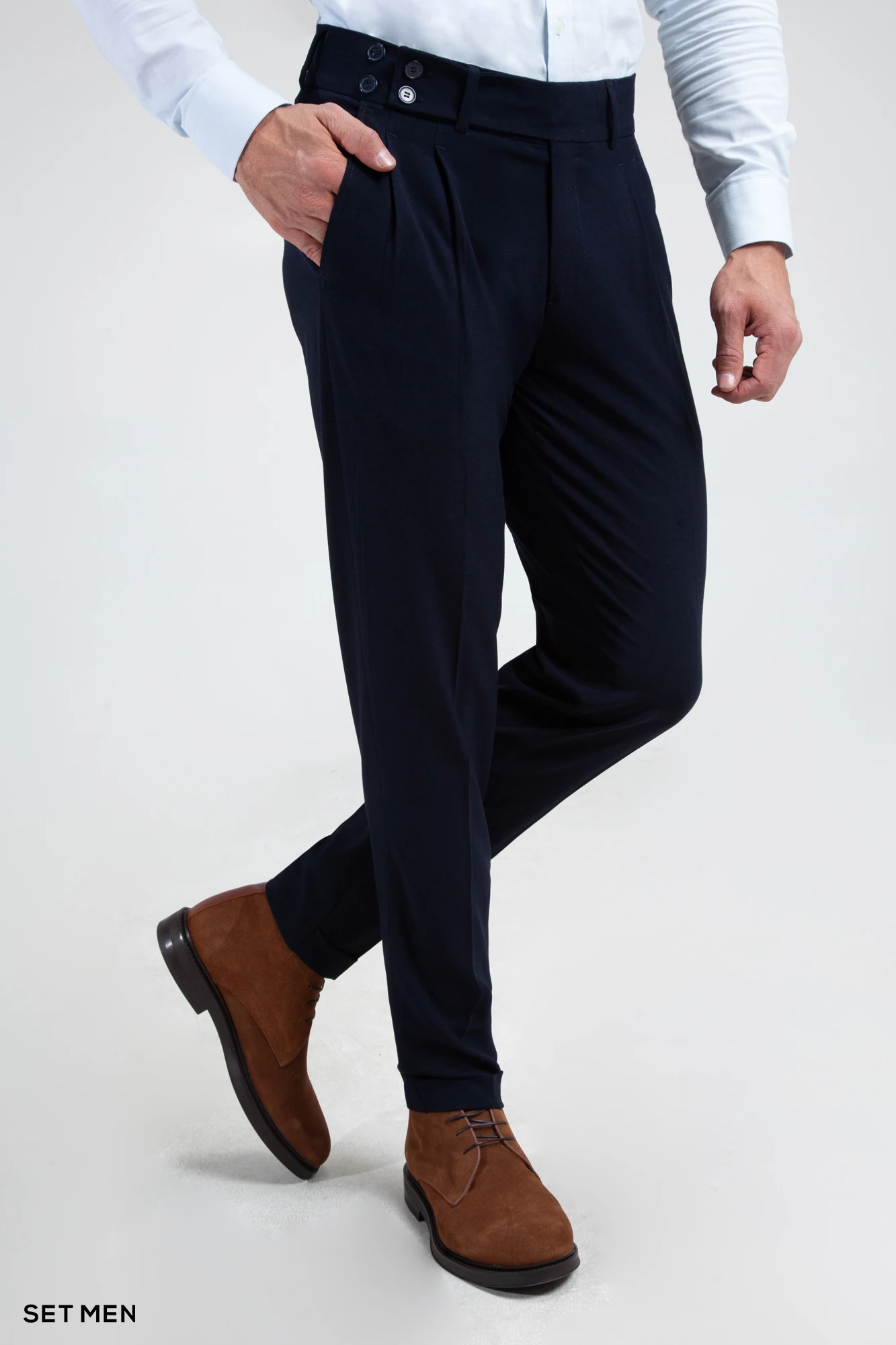 شلوار پارچه ای مردانه پیل دار