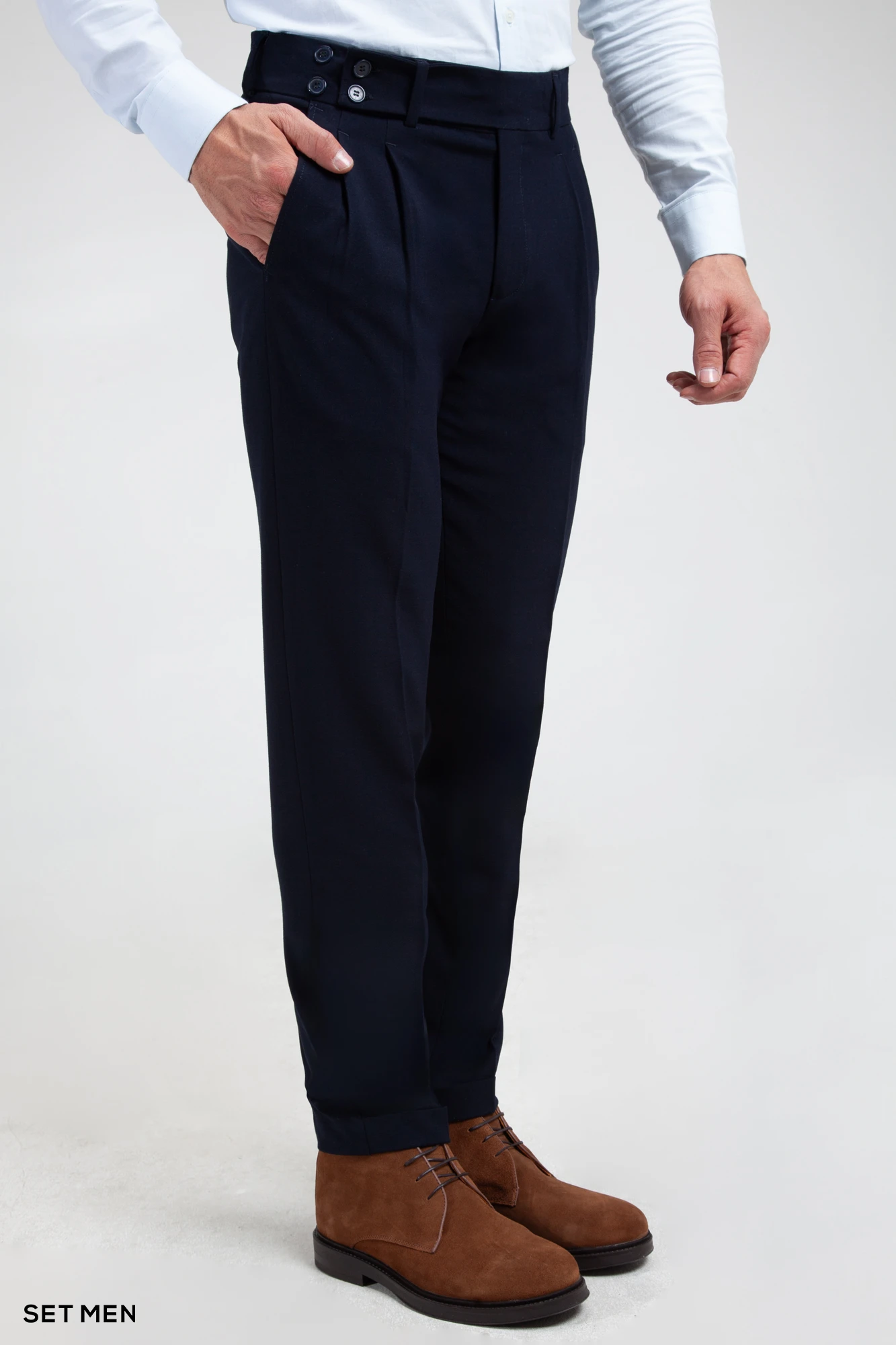 شلوار پارچه ای مردانه پیل دار