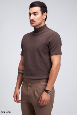 یقه اسکی آستین کوتاه