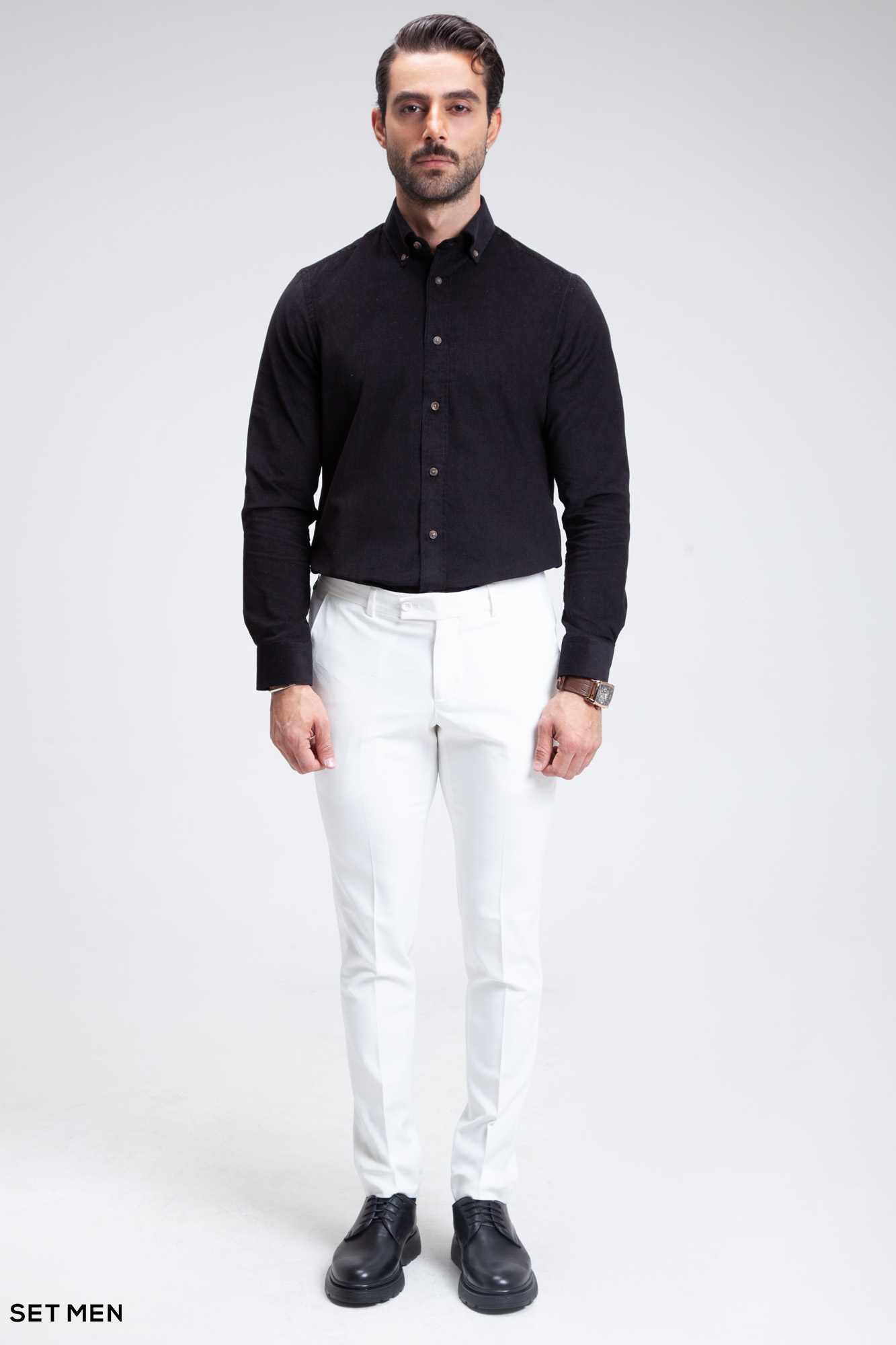 پیراهن مخمل کبریتی