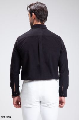 پیراهن مخمل کبریتی