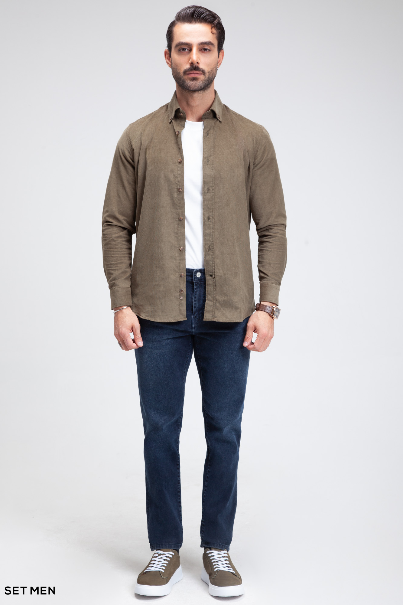 پیراهن مخمل کبریتی