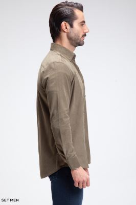 پیراهن مخمل کبریتی