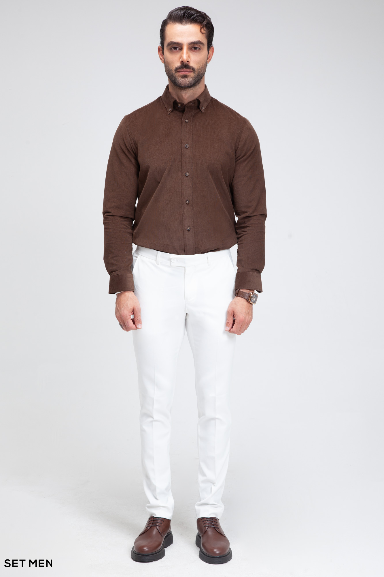 پیراهن مخمل کبریتی