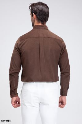 پیراهن مخمل کبریتی