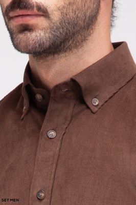 پیراهن مخمل کبریتی