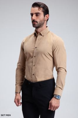 پیراهن مخمل کبریتی