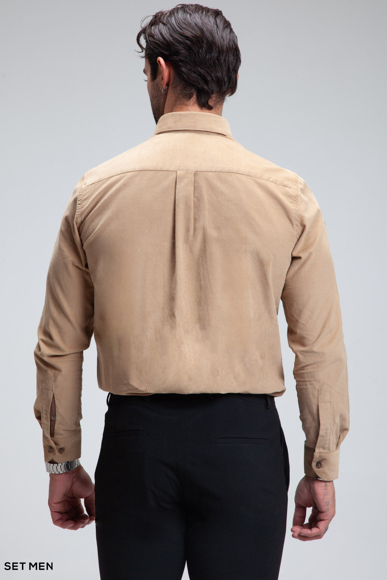 پیراهن مخمل کبریتی