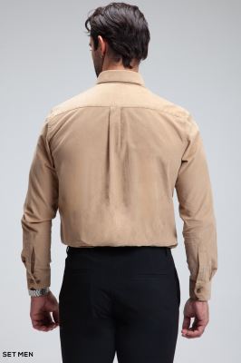 پیراهن مخمل کبریتی