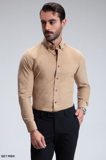 پیراهن مخمل کبریتی
