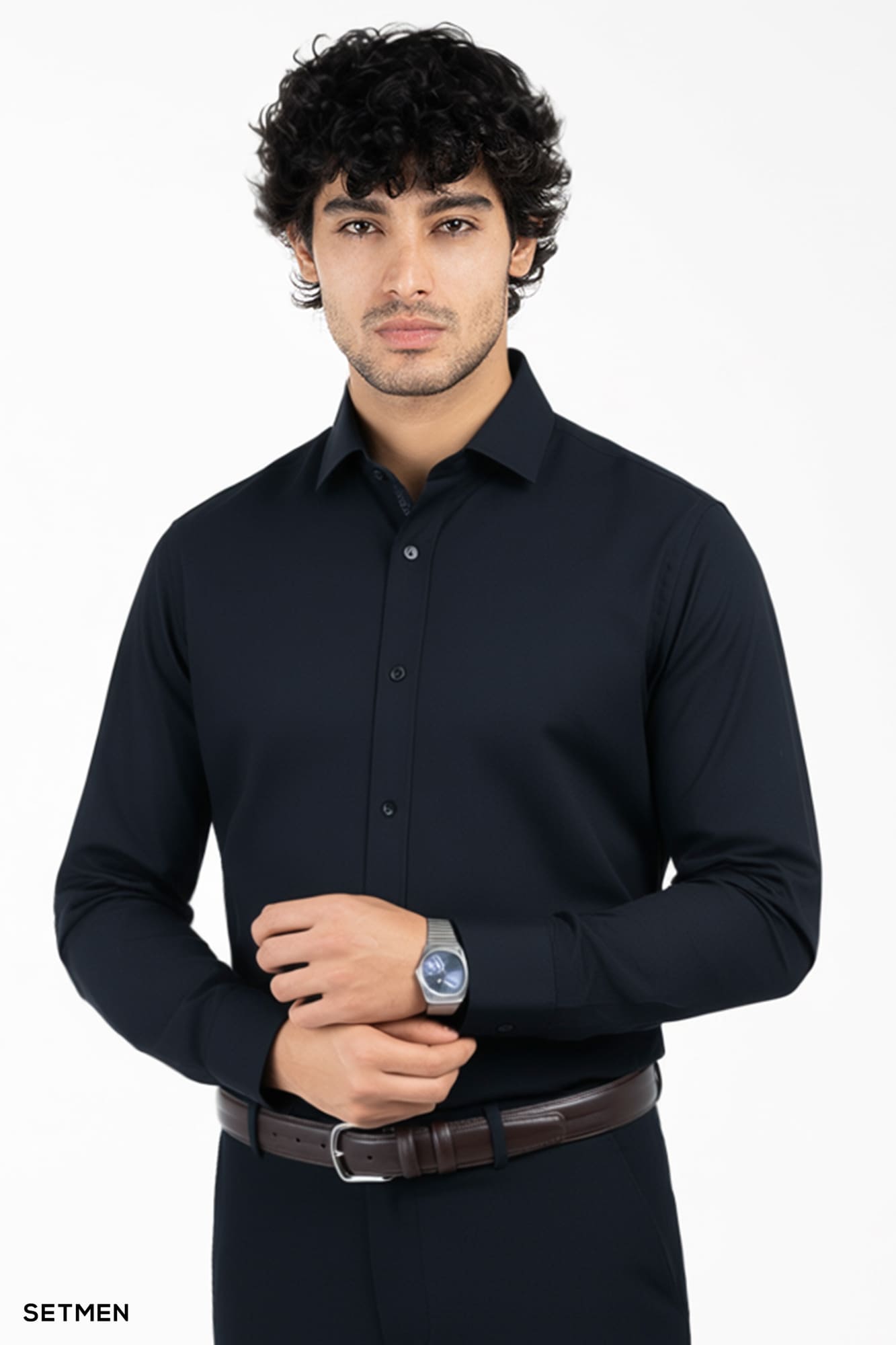 پیراهن مردانه آستین بلند ساده ست من