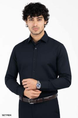 پیراهن مردانه آستین بلند ساده ست من