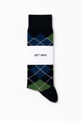 جوراب خط لوزی