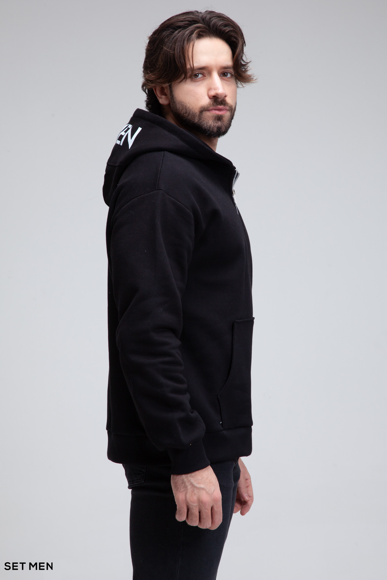 هودی نیم زیپ ست من