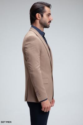 کت تک مردانه یقه بلیزر