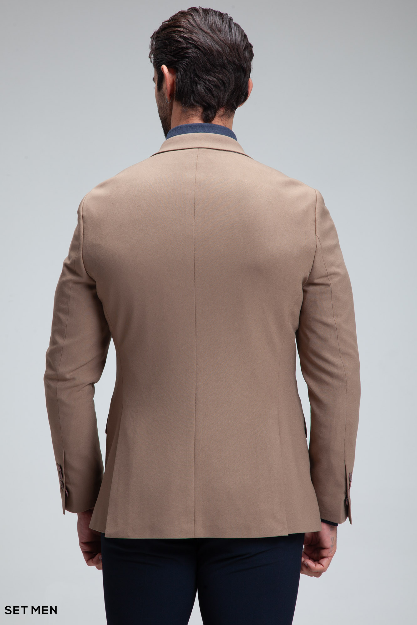 کت تک مردانه یقه بلیزر