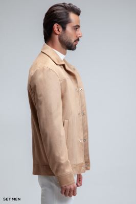 کاپشن جیر دکمه دار