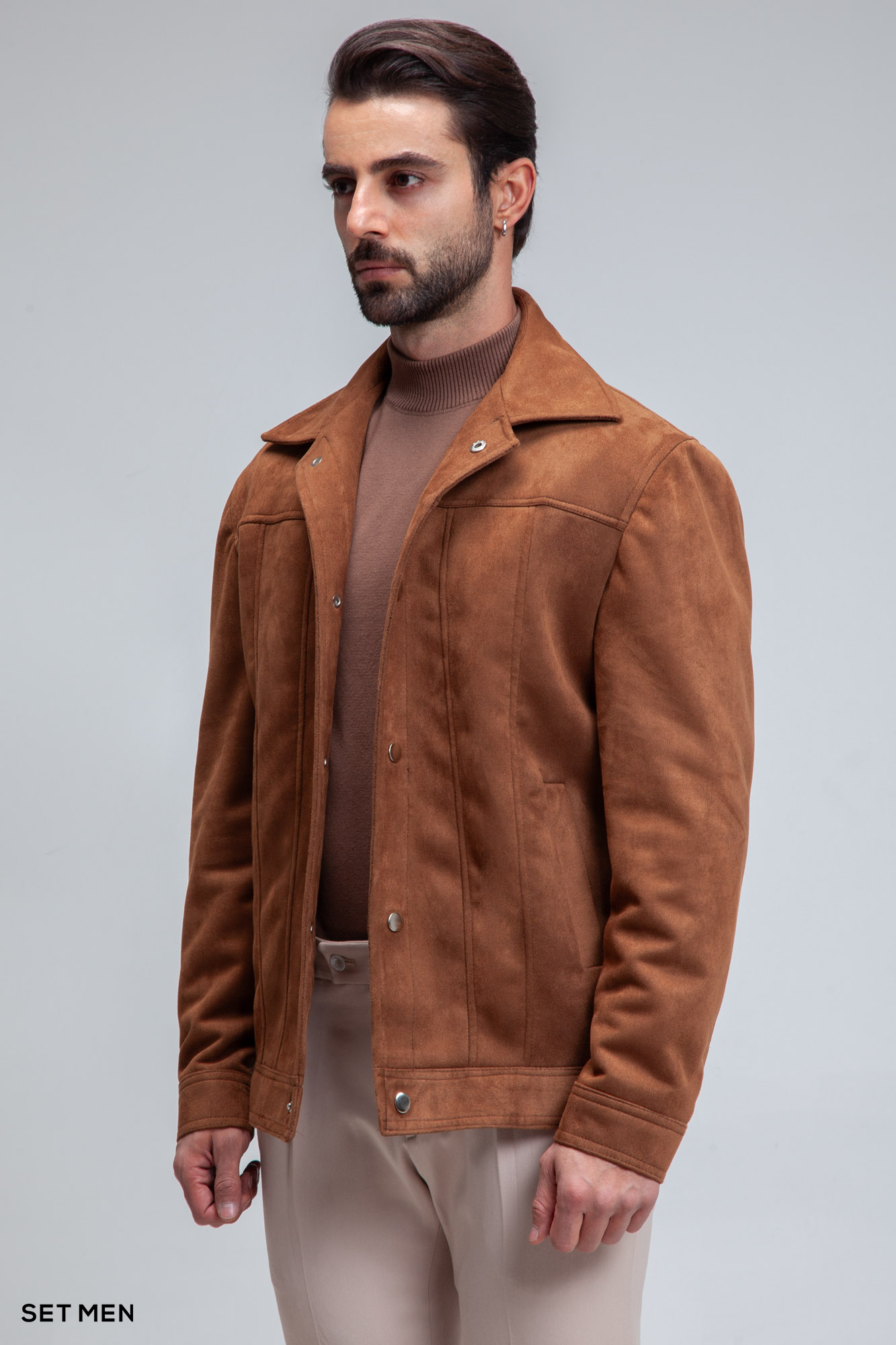 کاپشن جیر دکمه دار