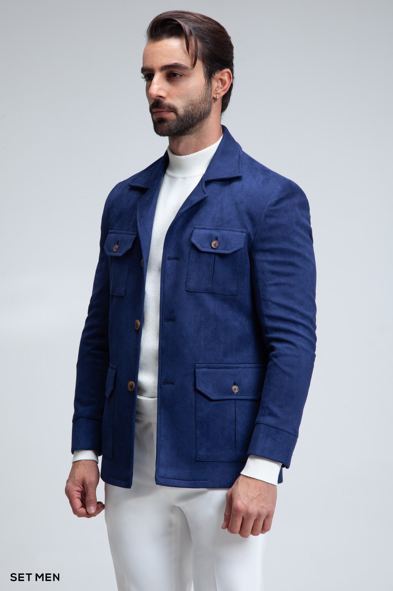 کت تک مردانه سافاری جیر