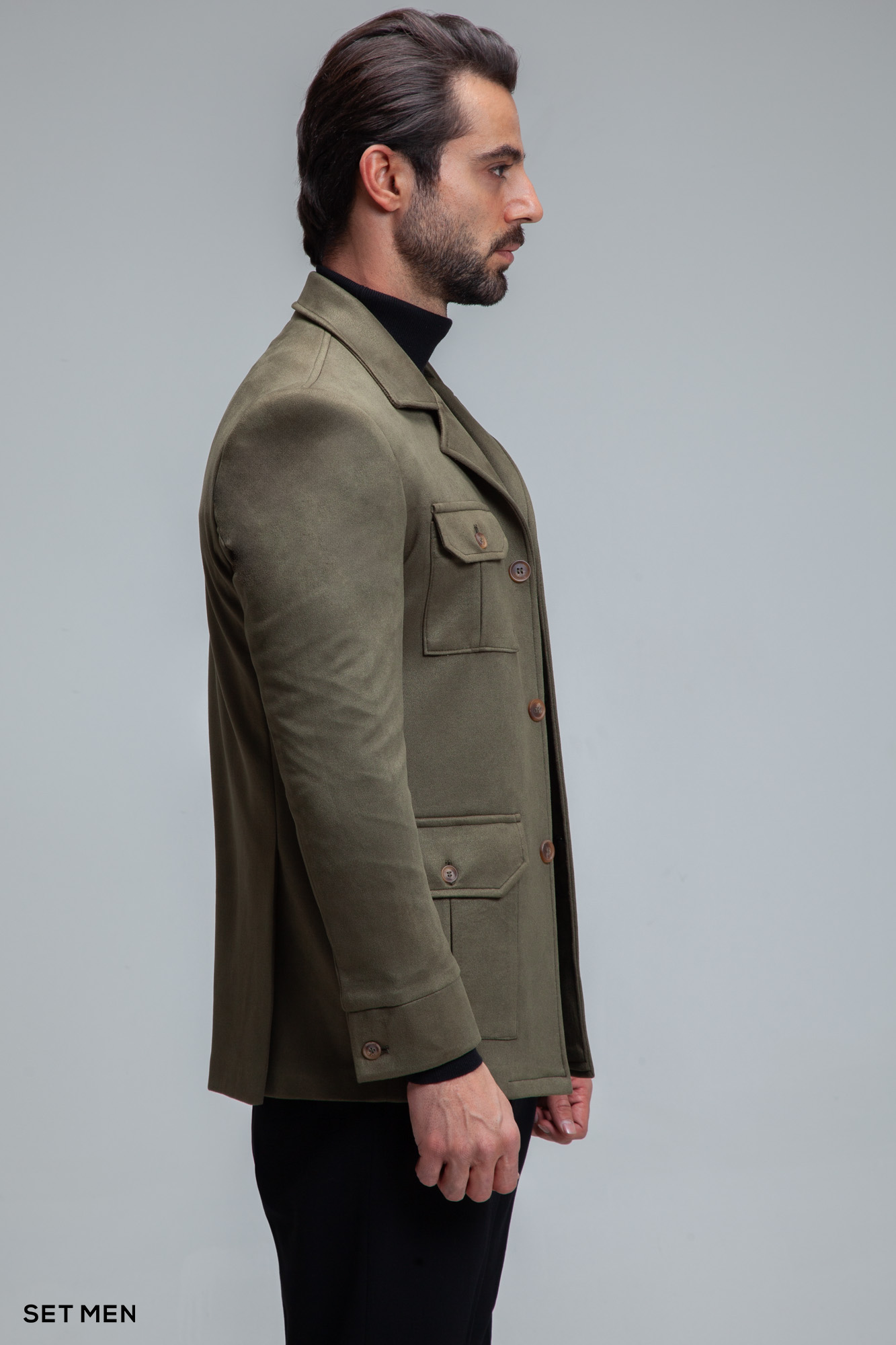 کت تک مردانه سافاری جیر