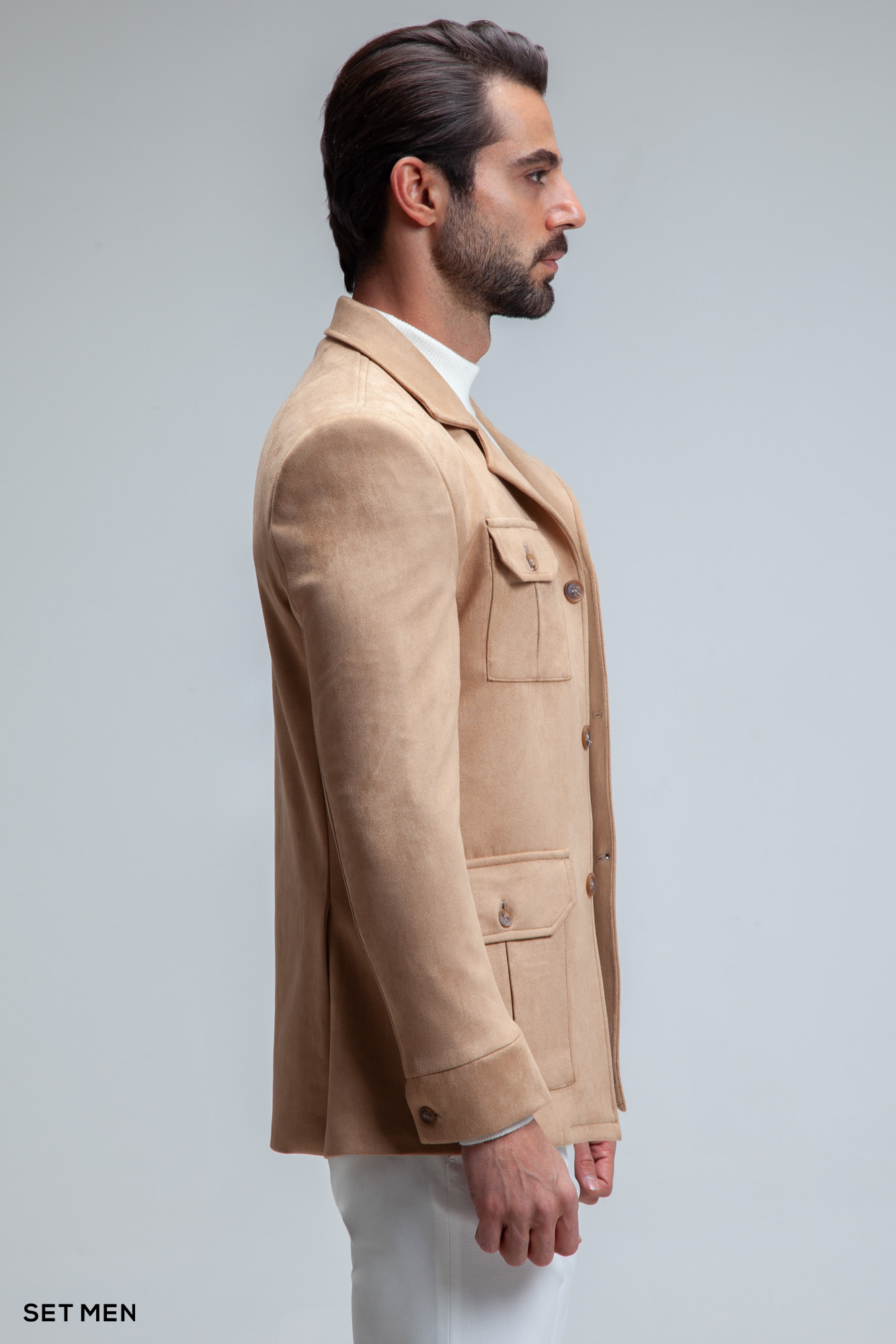 کت تک مردانه سافاری جیر