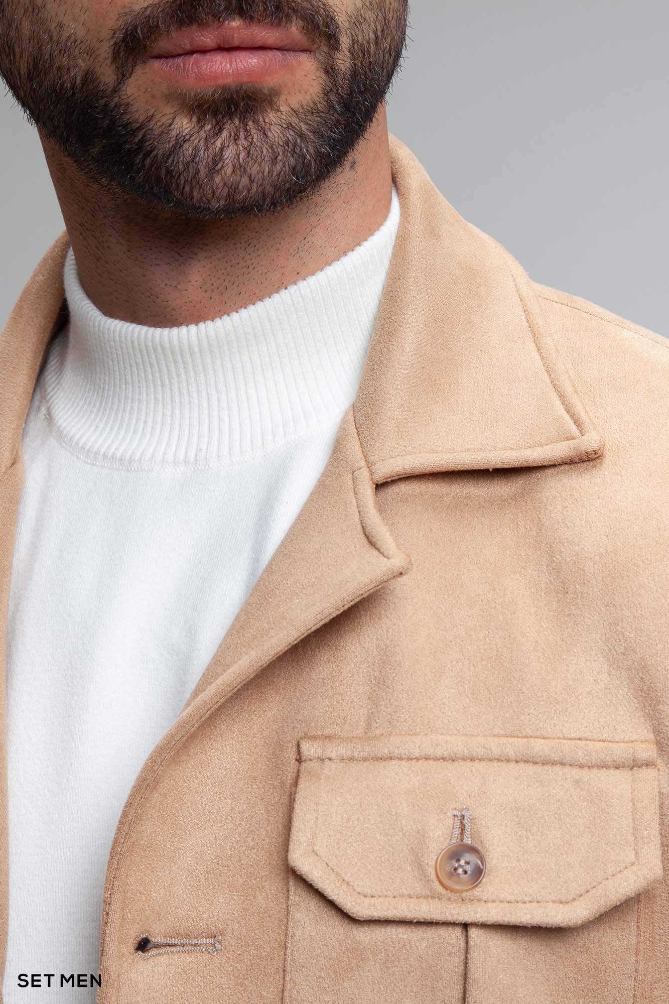 کت تک مردانه سافاری جیر