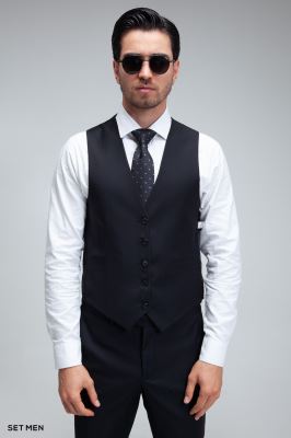 کت و شلوار مردانه سه تکه ژیله دورو