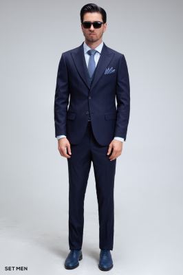 کت و شلوار مردانه سه تکه ژیله دورو