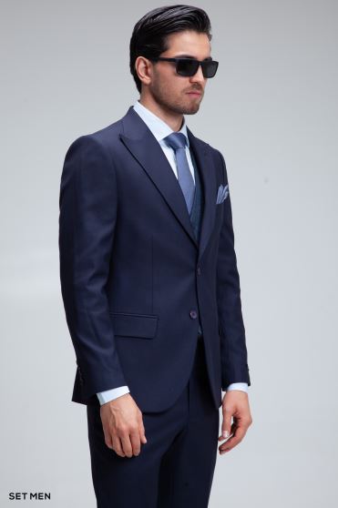 کت و شلوار مردانه سه تکه ژیله دورو