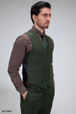 کت و شلوار مردانه سه تکه ژیله دورو