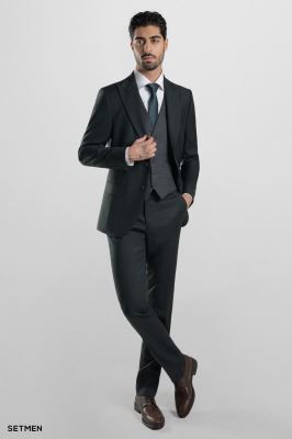 کت و شلوار مردانه سه تکه ژیله دورو