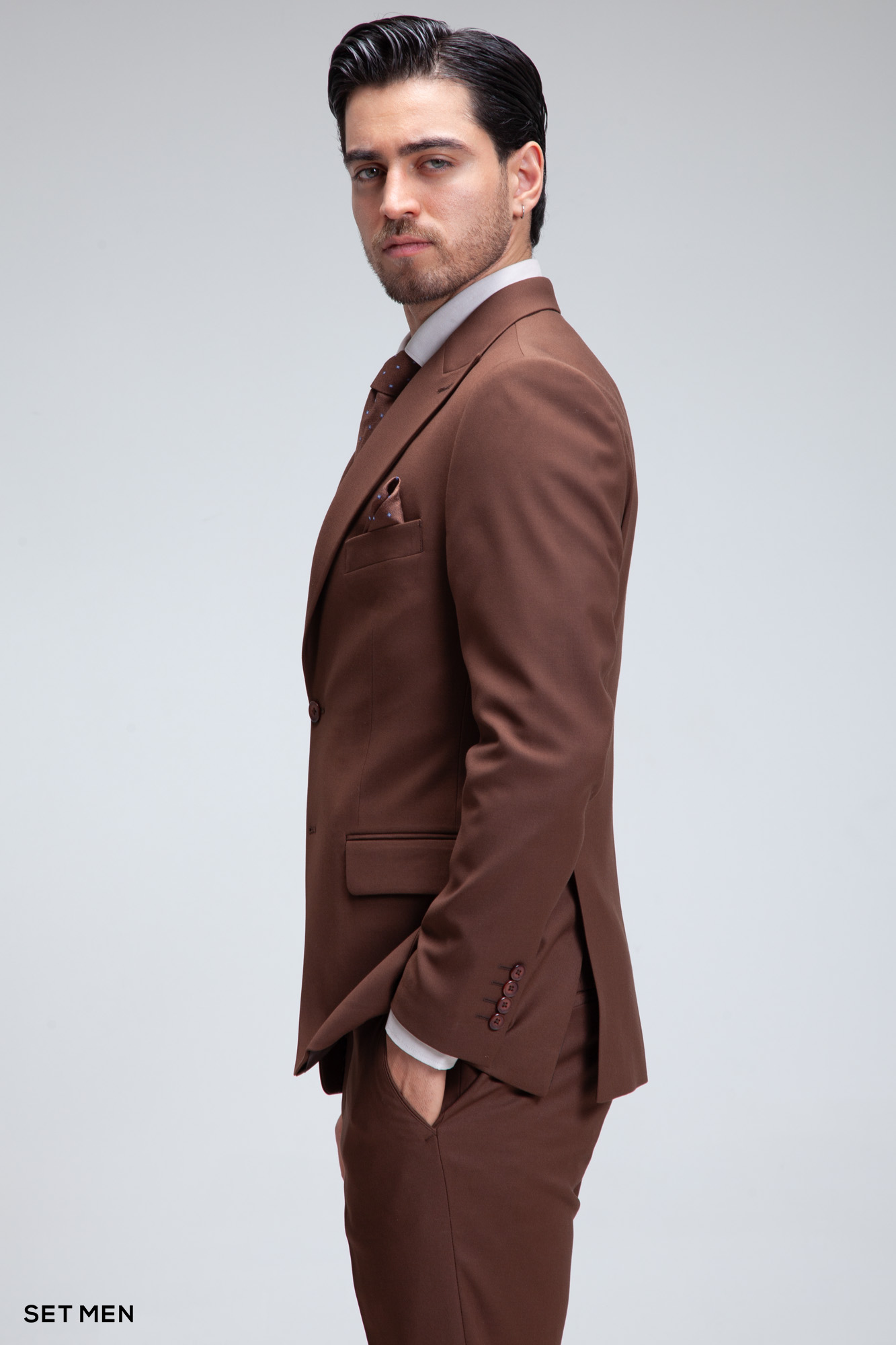 کت و شلوار مردانه سه تکه ژیله دورو