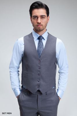 کت و شلوار مردانه سه تکه ژیله دورو