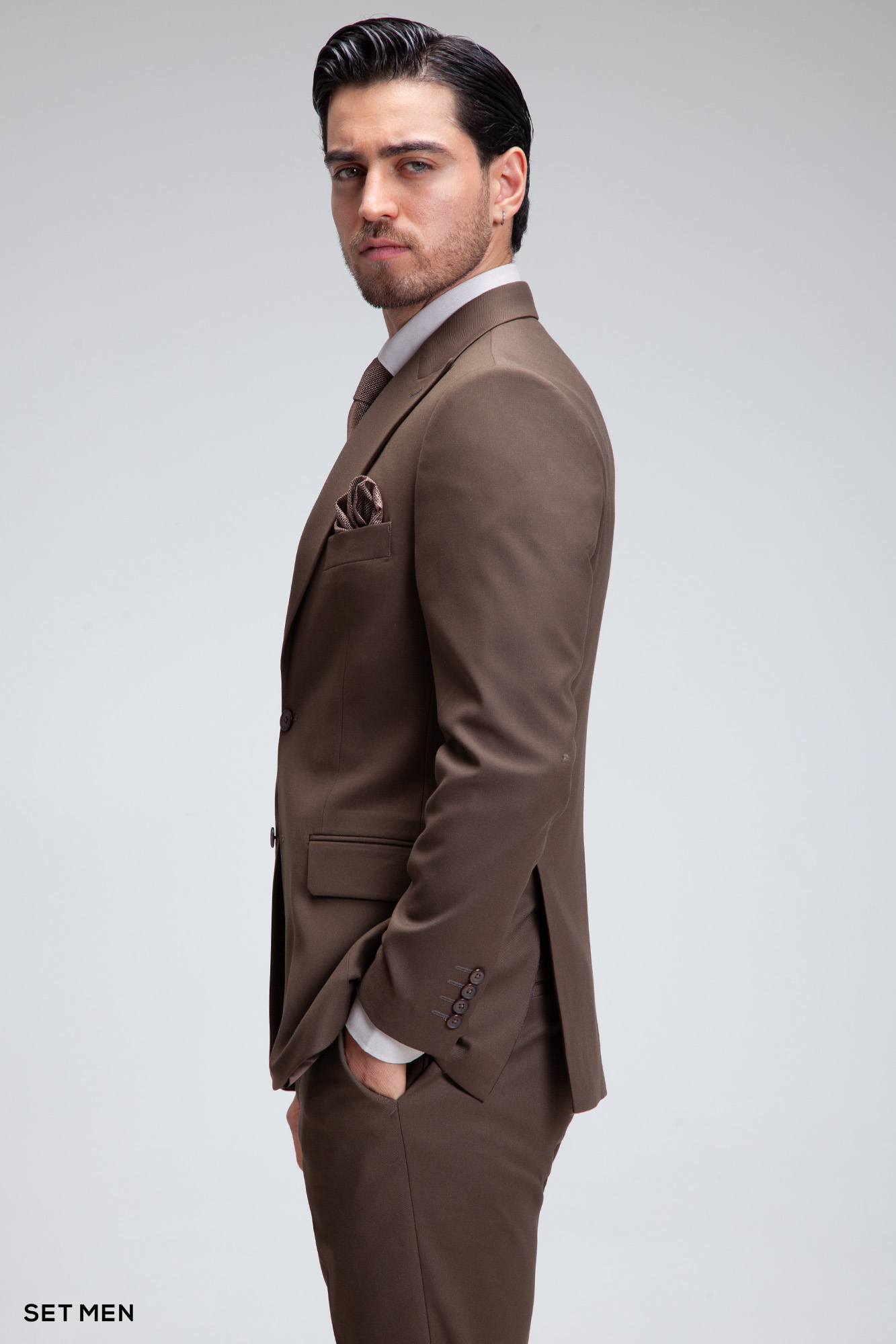 کت و شلوار مردانه سه تکه ژیله دورو