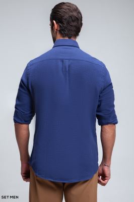 پیراهن مردانه آستین بلند کنفی