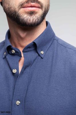 پیراهن مردانه آستین بلند کنفی