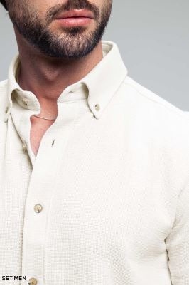 پیراهن مردانه آستین بلند کنفی