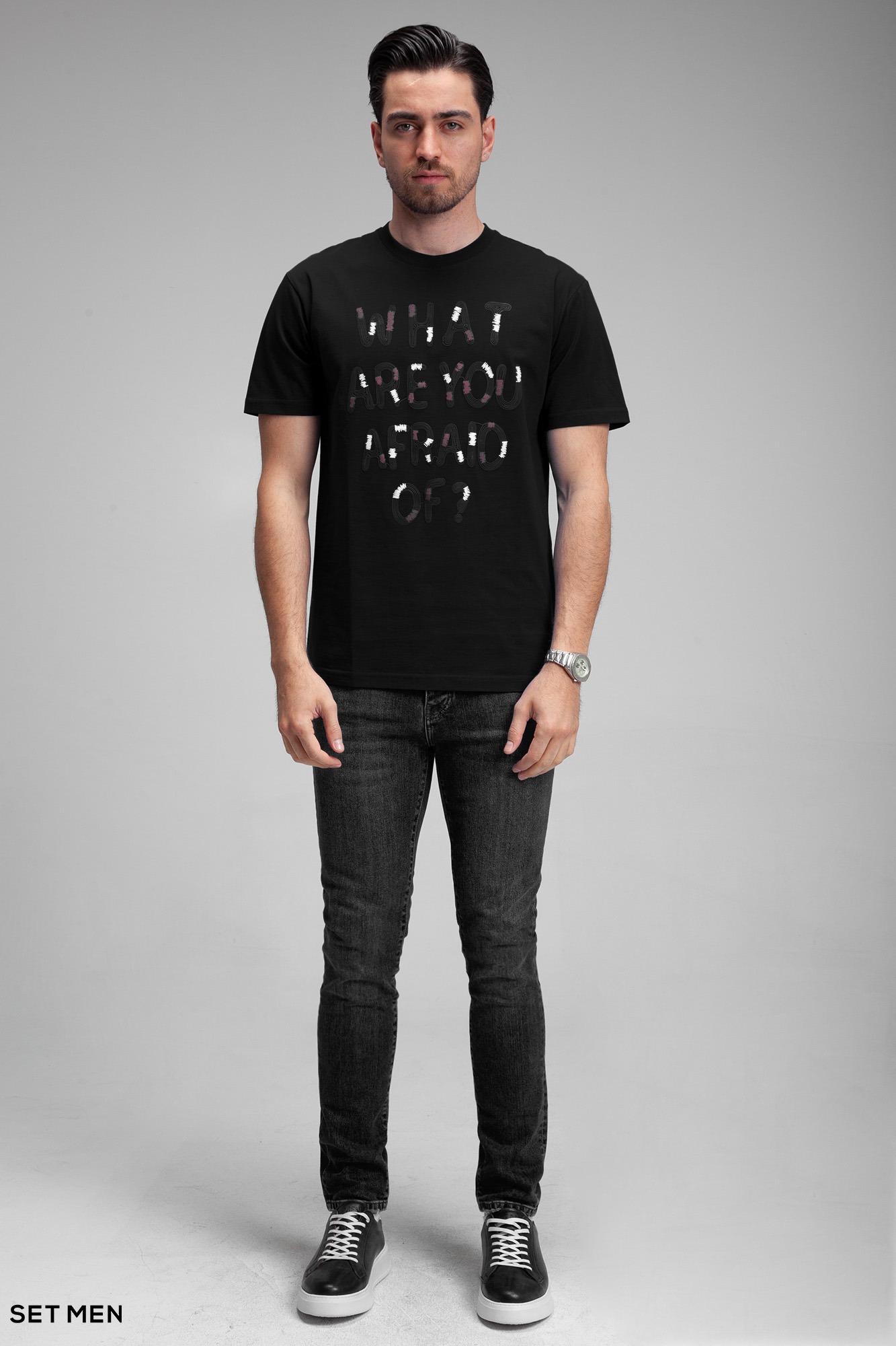 تیشرت چاپی AFRAID