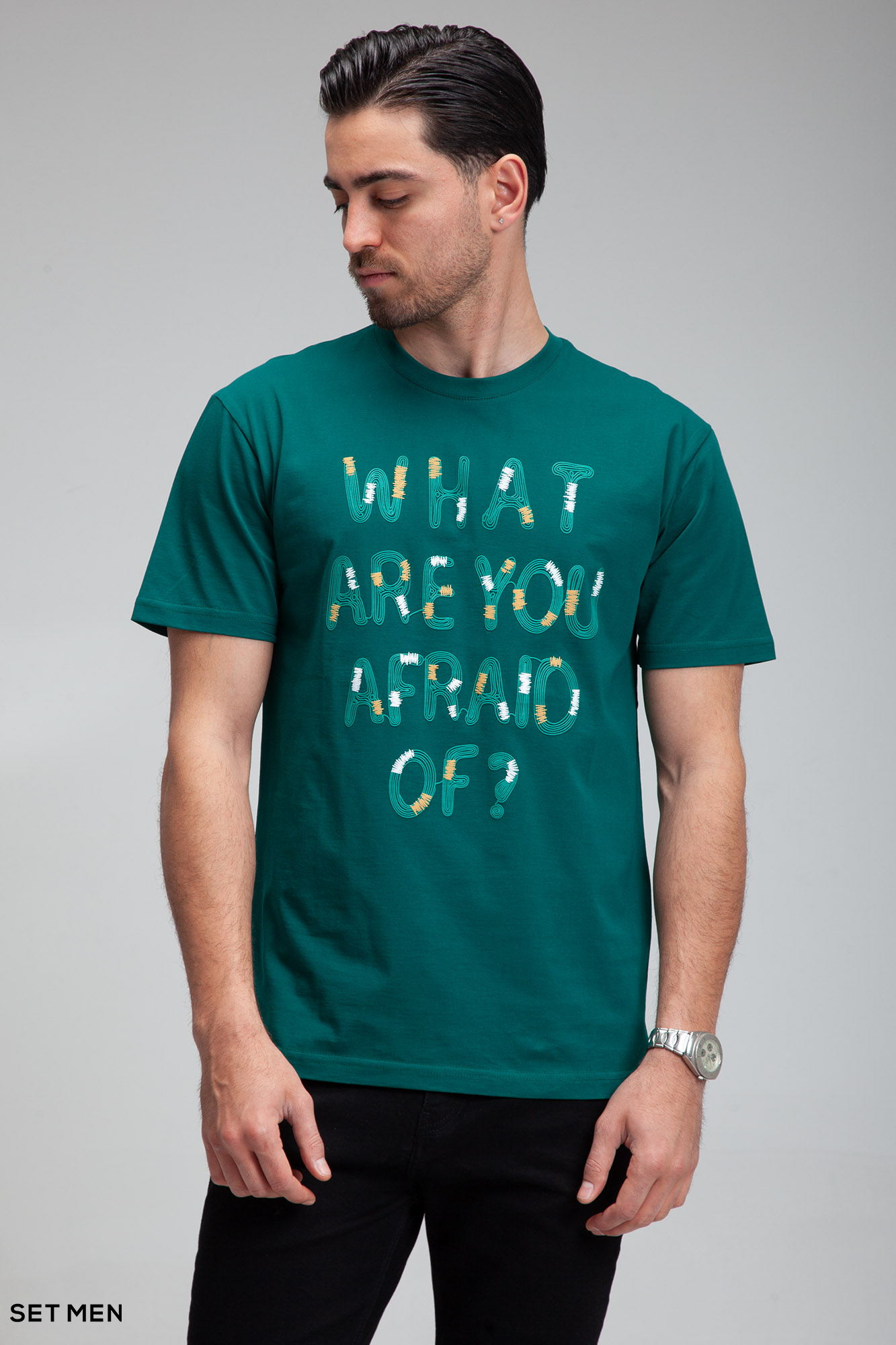 تیشرت چاپی AFRAID