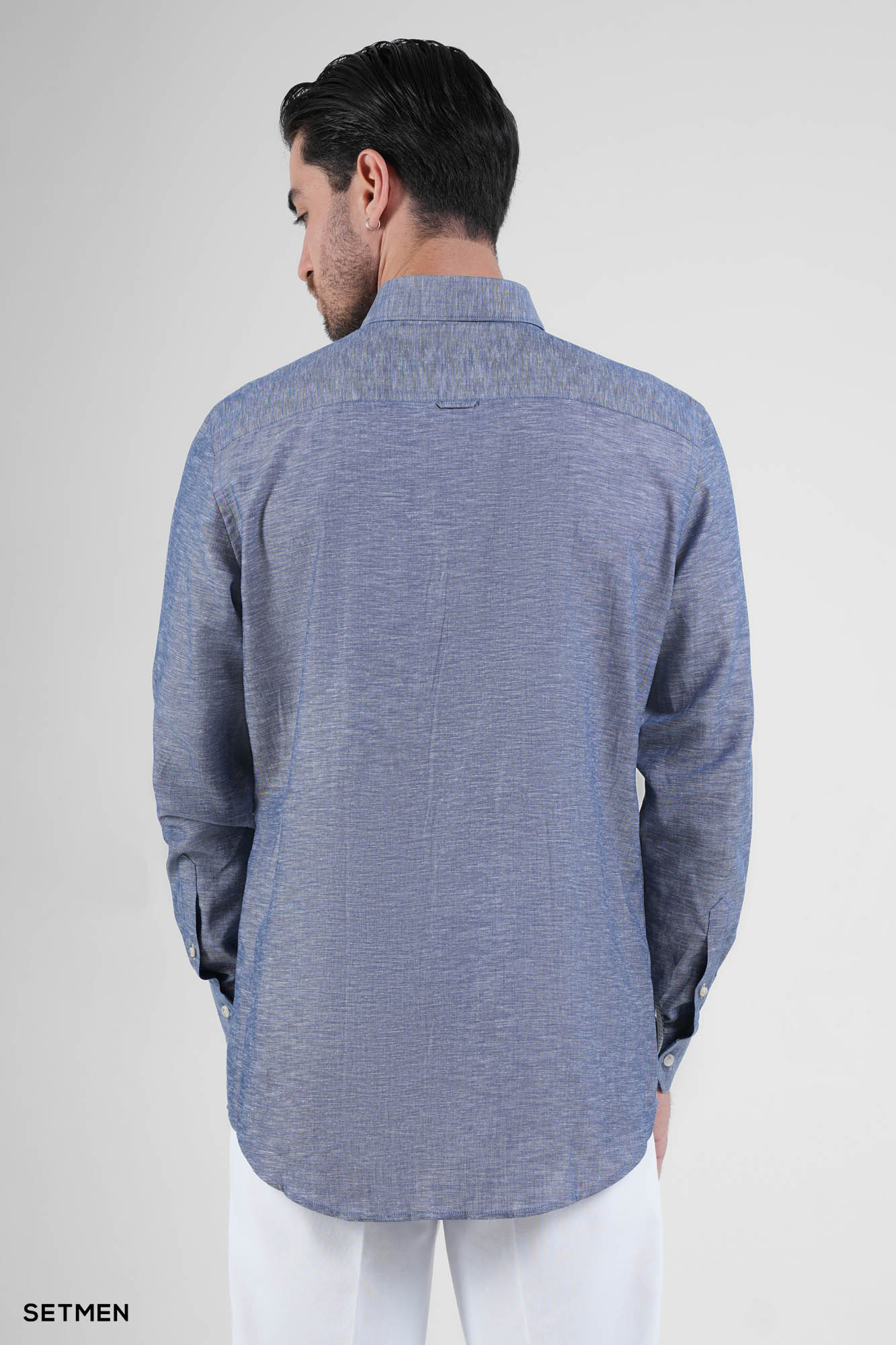 پیراهن مردانه آستین بلند لینن