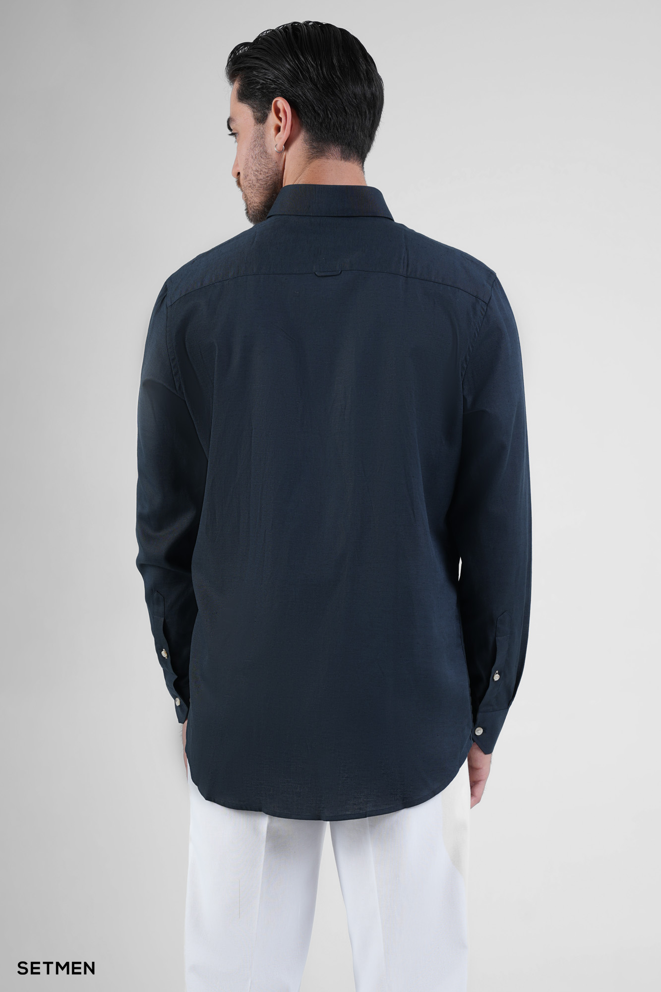 پیراهن مردانه آستین بلند لینن